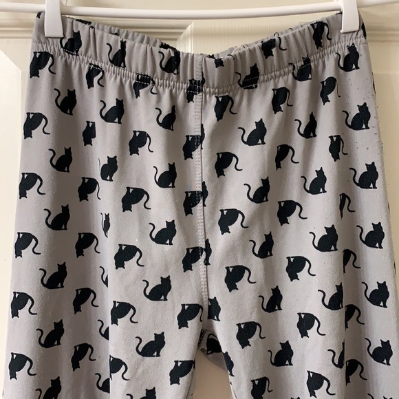 🌷3 for$25🌷Streetwear Society, US S, Grey & Black Kitty Cat Leggings - Picture 3 of 6